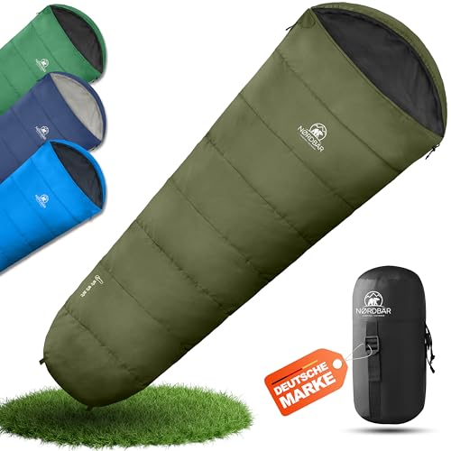 NORDBÄR® Sommerschlafsack Ultraleicht &...