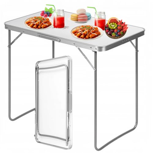 KRUMAD Campingtisch Klappbar 70x50x60 cm,...
