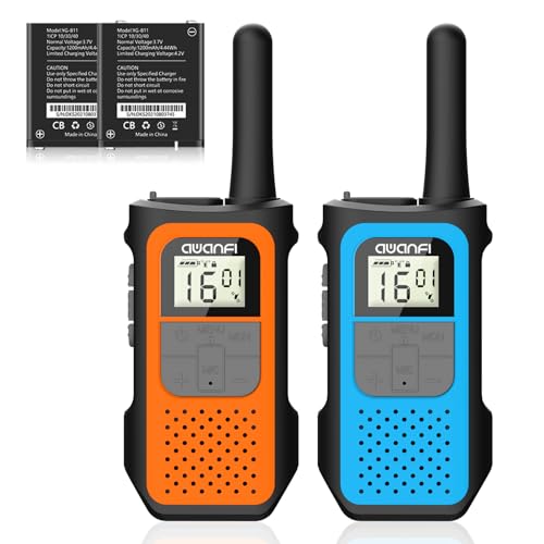 AWANFI Walkie Talkie Aufladbar mit Li-ion...