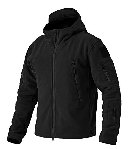EKLENTSON Herren Fleecejacke Winddichte Jacke...