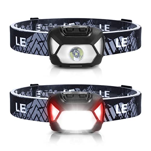 LE Stirnlampe, 1300 Lux LED XPG Kopflampe mit...