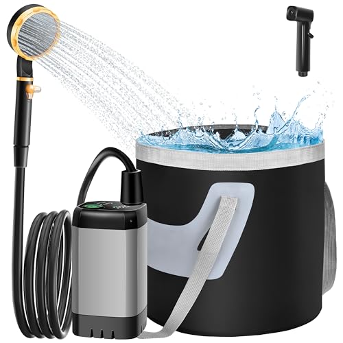 IEEILULU Tragbare Campingdusche, 6000mAh...