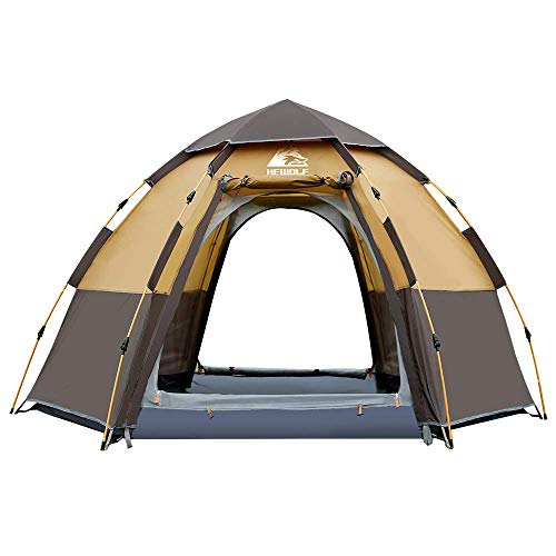 HEWOLF Camping Zelt 3-4 Personen Kuppelzelt...