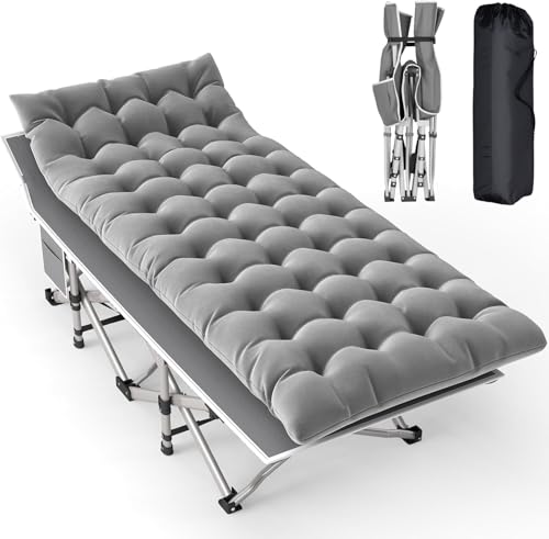 Feldbett Klappbar mit Matratze, Klappbett...