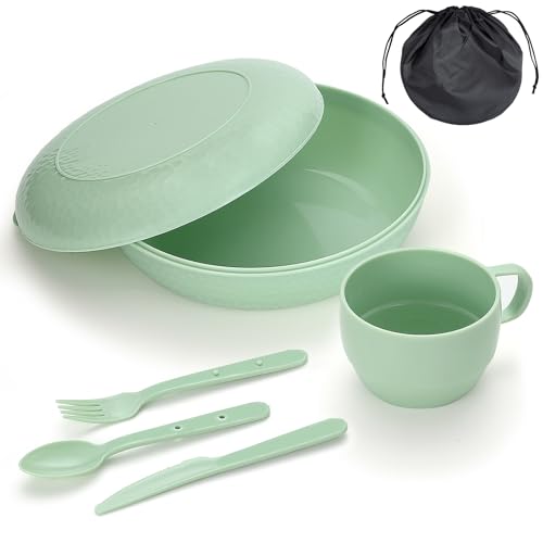 Homquen 6Stück Camping Utensilien-Set mit...