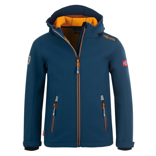 Trollkids Kinder Softshell Jacke Trollfjord,...