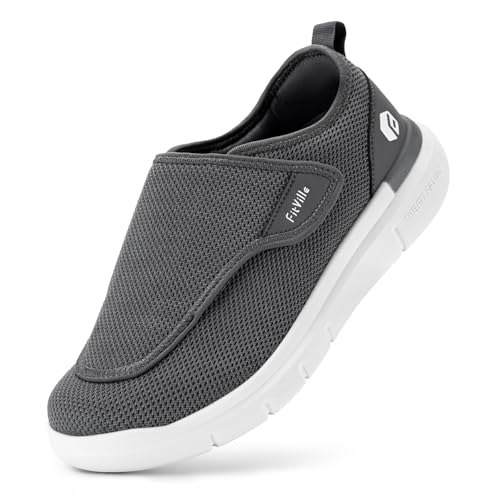 FitVille Walkingschuhe Herren Extra Weit mit...