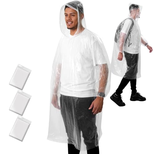 ANYOO Regenponcho Festival 3/5/10 Stück...
