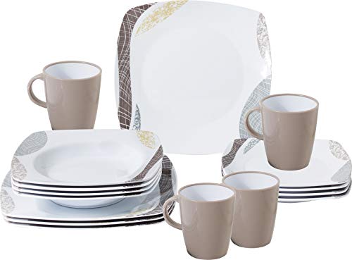 BRUNNER Campinggeschirr Set (16-teilig) für...