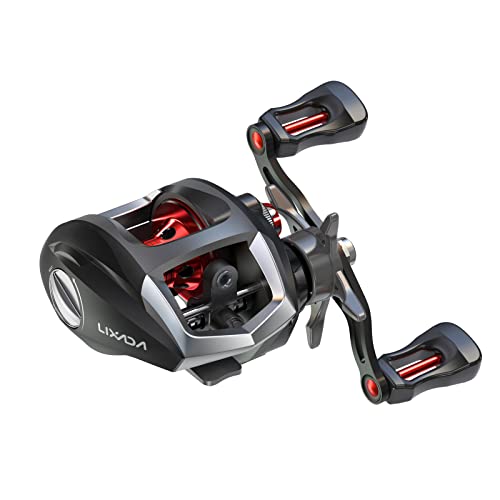 Lixada Baitcasting Angelrolle Baitcaster...