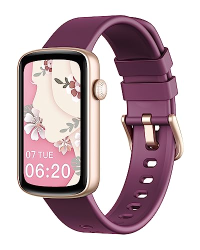 SHANG WING Smartwatch Damen Fitnessuhr Schmal...