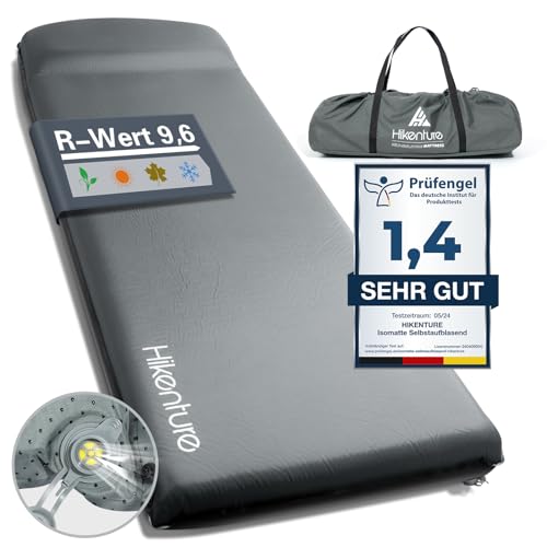 HIKENTURE Isomatte Selbstaufblasend, 8CM...