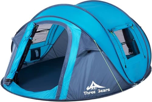 Three Bears Instant Pop-Up Zelt 3-4 Personen...