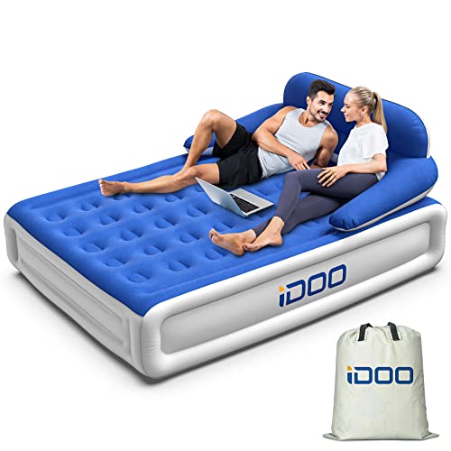 iDOO Luftmatratze mit Kopfteil, Kingsize...
