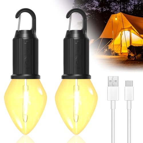 BrightArk LED Campinglampe Aufladbar, Tragbar...