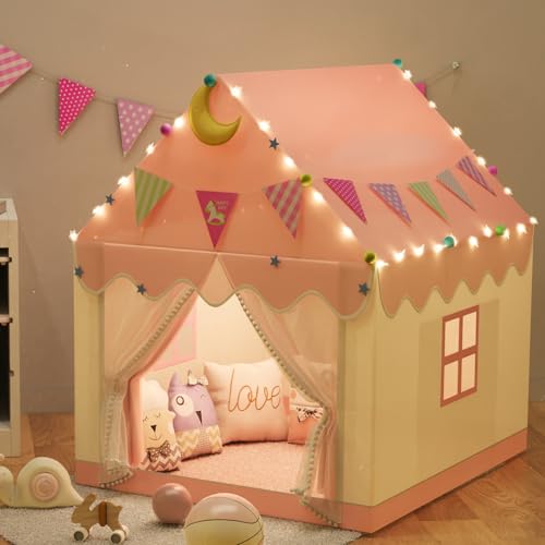 2 IN 1 Kinderzelt, Spielzelt für Kinder mit...