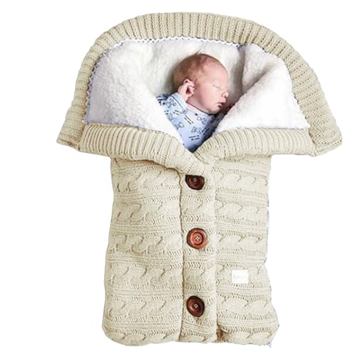 Babyschlafsack Baby Wattierter Gestrickter...