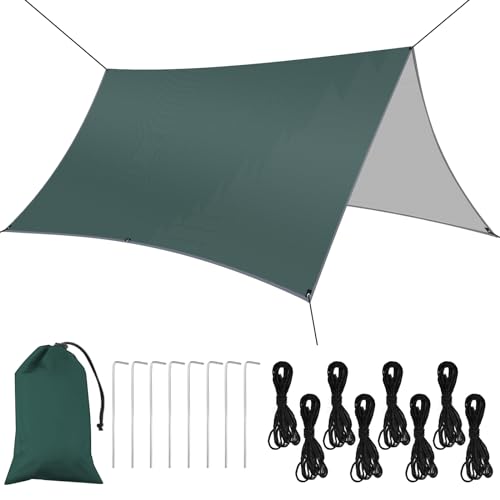 Flintronic Tarp Wasserdicht 3x3m, Ultraleicht...