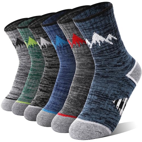 ANTSANG Kinder Merino Wolle Wandersocken...