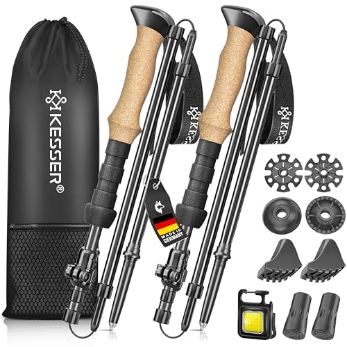KESSER® Wanderstöcke Aluminium oder Carbon...