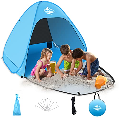 Mimajor Strandmuschel Pop Up Strandzelt,...