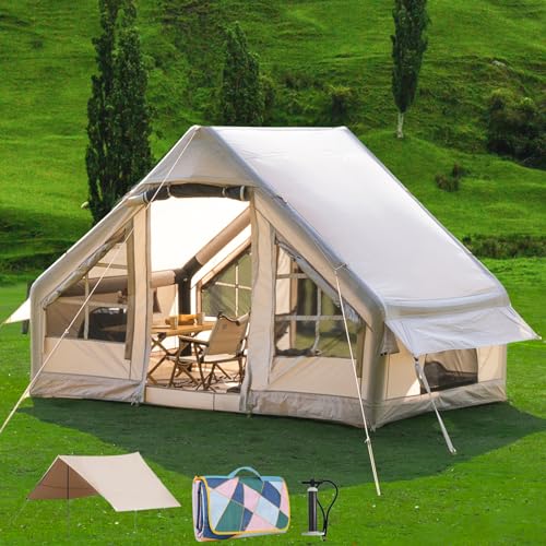 Aufblasbares Campingzelt mit Vordach,...