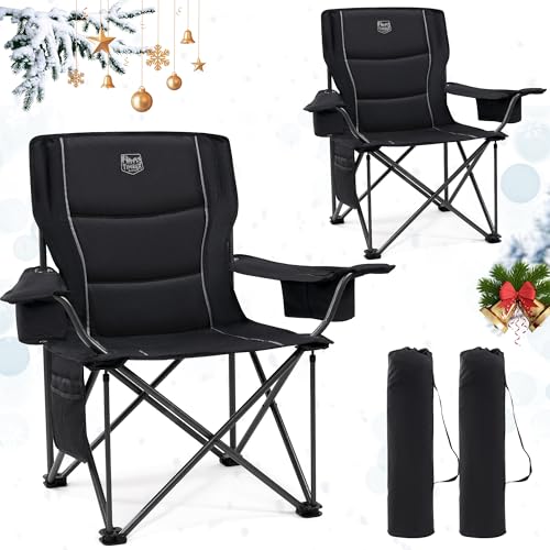 TIMBER RIDGE 2er Campingstuhl Faltbar 200KG...