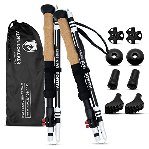 ALPIN LOACKER Wanderstöcke faltbar Aluminium...