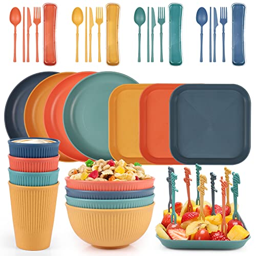 Czemo Camping Geschirr Set 48 Teiliges...