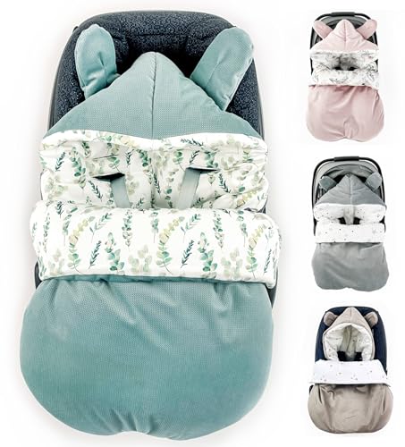 BABYFUßSACK für Babyschale Frühling Herbst...