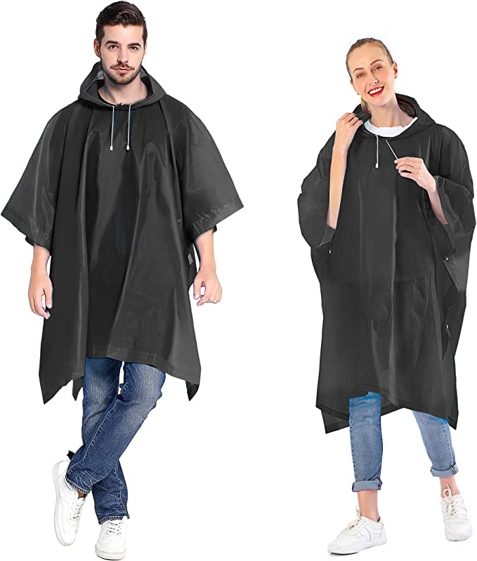 Ahsado Regenponcho, 3-in-1 Multifunktionales...