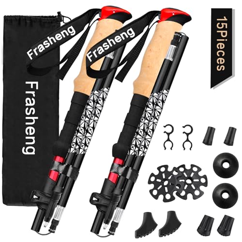 Frasheng Wanderstöcke faltbar Aluminium mit...