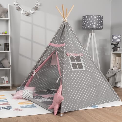 Paco Home Kinderzelt Tipi Zelt für...