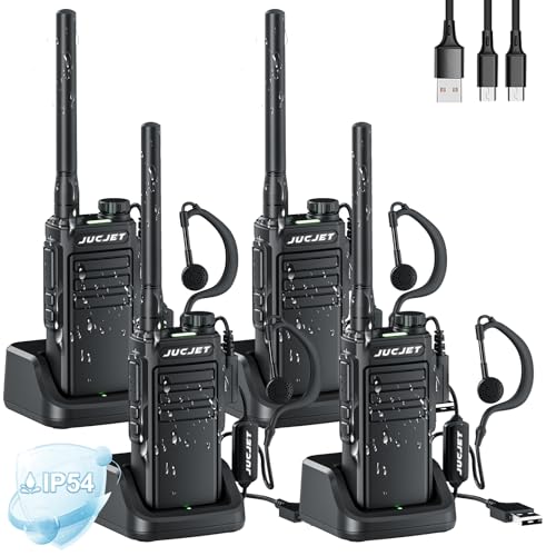 JUCJET EP31 Walkie-Talkie (4 Stück), IP54...