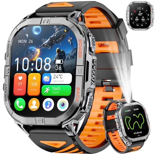Joautrial GPS Smartwatch Herren, 2,13' AMOLED...