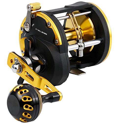 Burning Shark Schleppen Spule Sole Level Wind...