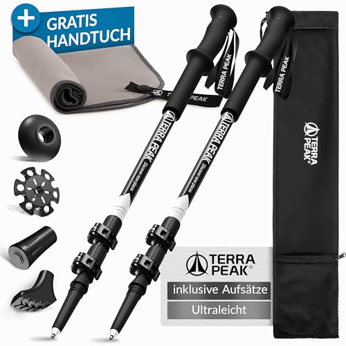 Terra Peak Wanderstöcke Teleskop Carbon...
