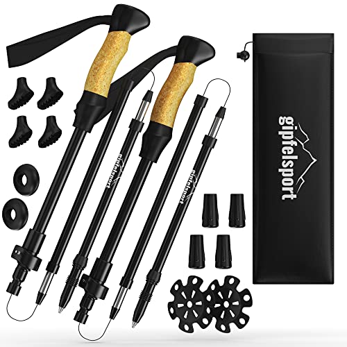 gipfelsport Faltbarer Wanderstock Alu mit...