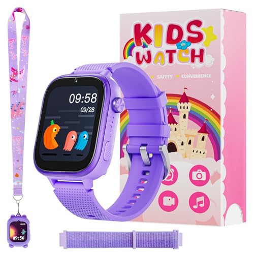 OKYUK 4G Kinder Smartwatch Mit GPS Und...