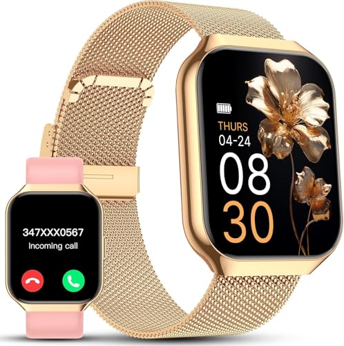 Smartwatch Damen mit Telefonfunktion 1,91'...
