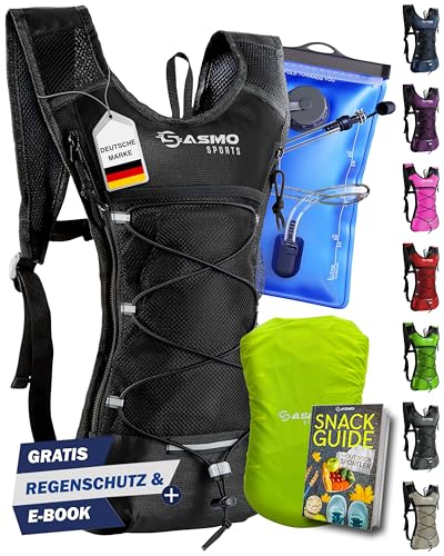 SASMO® Trinkrucksack (Schwarz) mit...