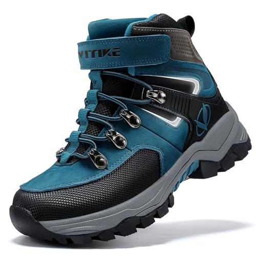 VITIKE Jungen Trekking- & Wanderstiefel...