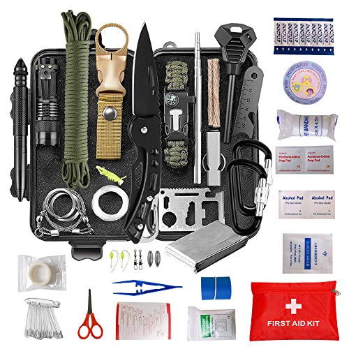 Swetup Survival Kit, 36 in 1 Notfall Survival...