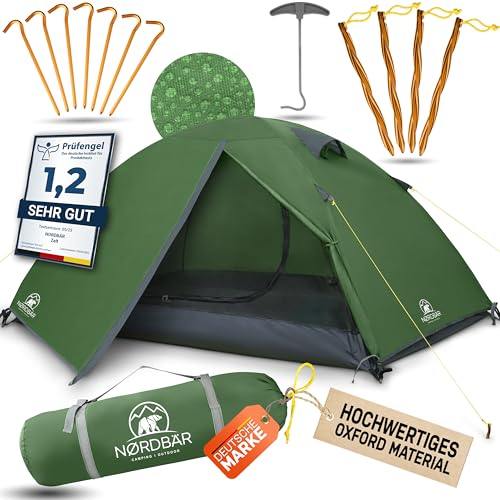 NORDBÄR® Zelt für 1-2 Personen Ultraleicht...