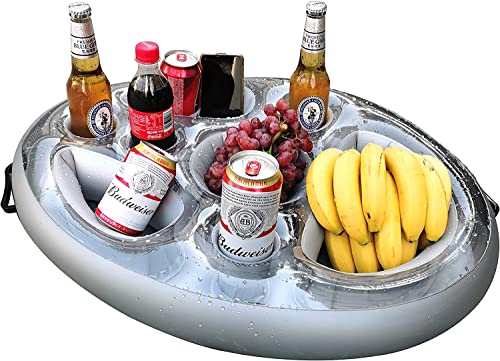 Aufblasbarer Getränkehalter 2 in1...