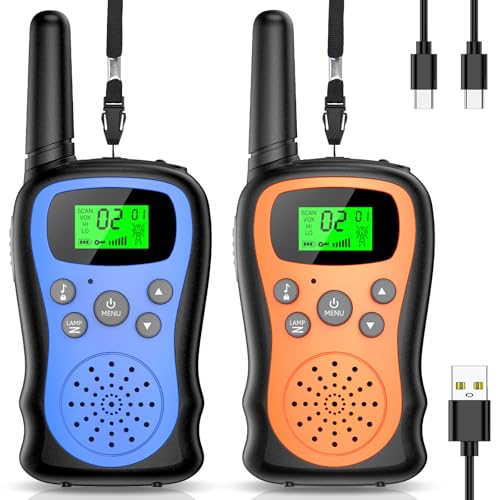 Walkie Talkie Kinder 2er Set, Pakinui Walky...