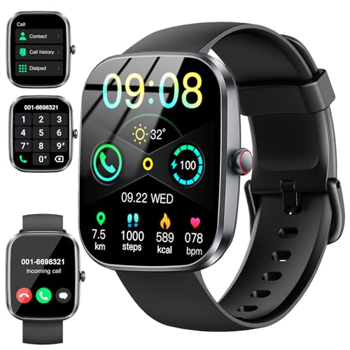 Smartwatch Damen Herren, 1.91'' Zoll HD Smart...