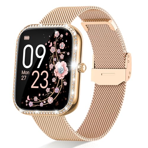 BANLVS Smartwatch Damen mit Telefonfunktion,...