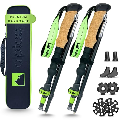 Alpteq® Wanderstöcke faltbar Aluminium mit...