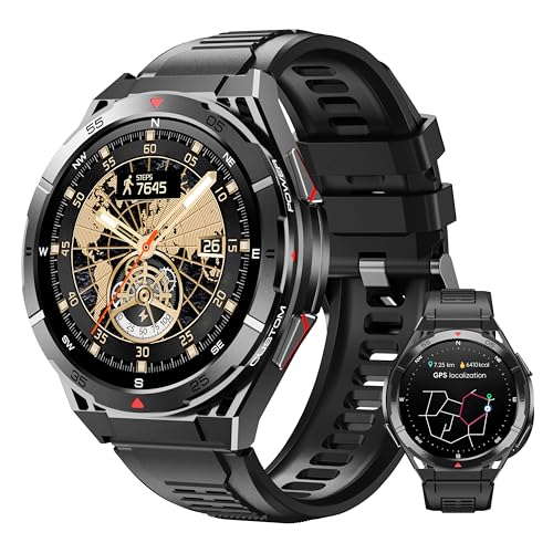 OUKITEL GPS Smartwatch Herren BT12-5ATM...
